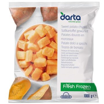 greens, vegetables, frozen vegetables, fresh frozen, food, soup, salads, meal, sweet potato, sweet potato chunks, darta