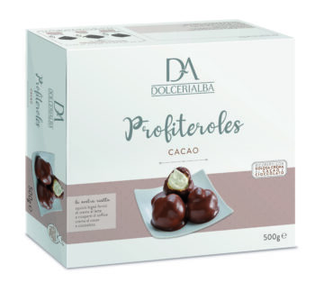 dolceria alba, cacao profiteroles, profiteroles, chocolate, dessert, frozen dessert, chocolate dessert, chocolate profiteroles