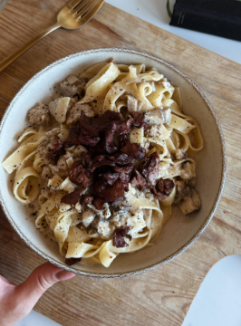 Beyond Steak and Sausage Pasta