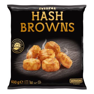 Hashbrowns, frozen potatoes, fries, potato products, wernsing, mini hashbrowns